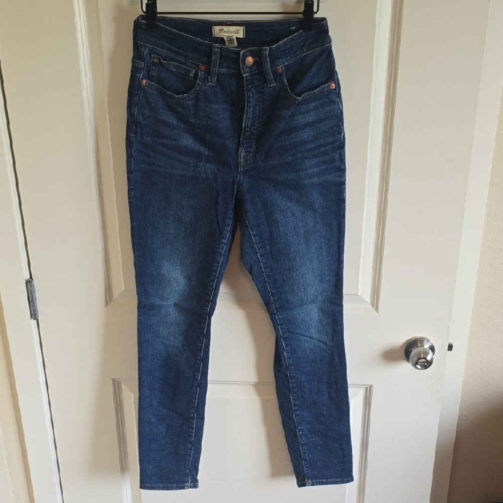 Madewell Curvy 27 High Rise Blue Jeans